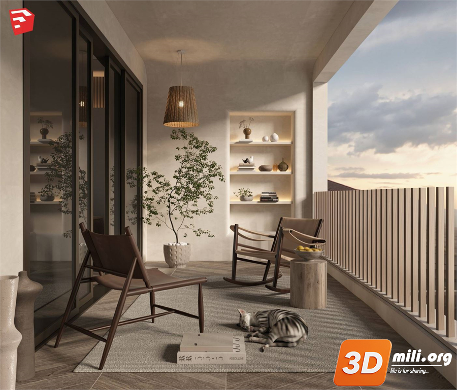 Balcony Skp Files